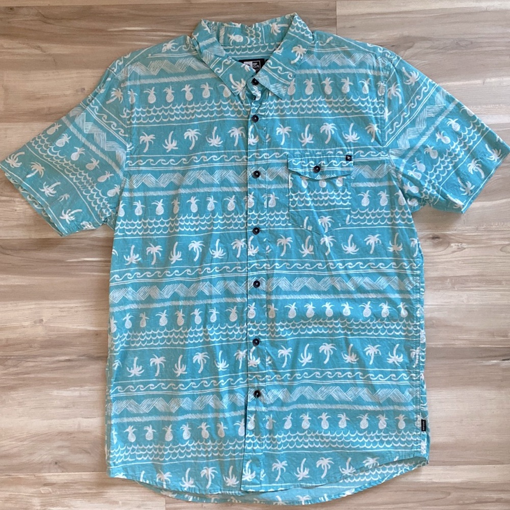 ❤️ Rip Curl Hawaii Button Aloha Shirt Limited Edition Size Medium